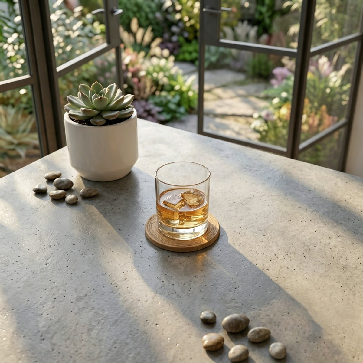 Minimalist Diatom Mud Coaster