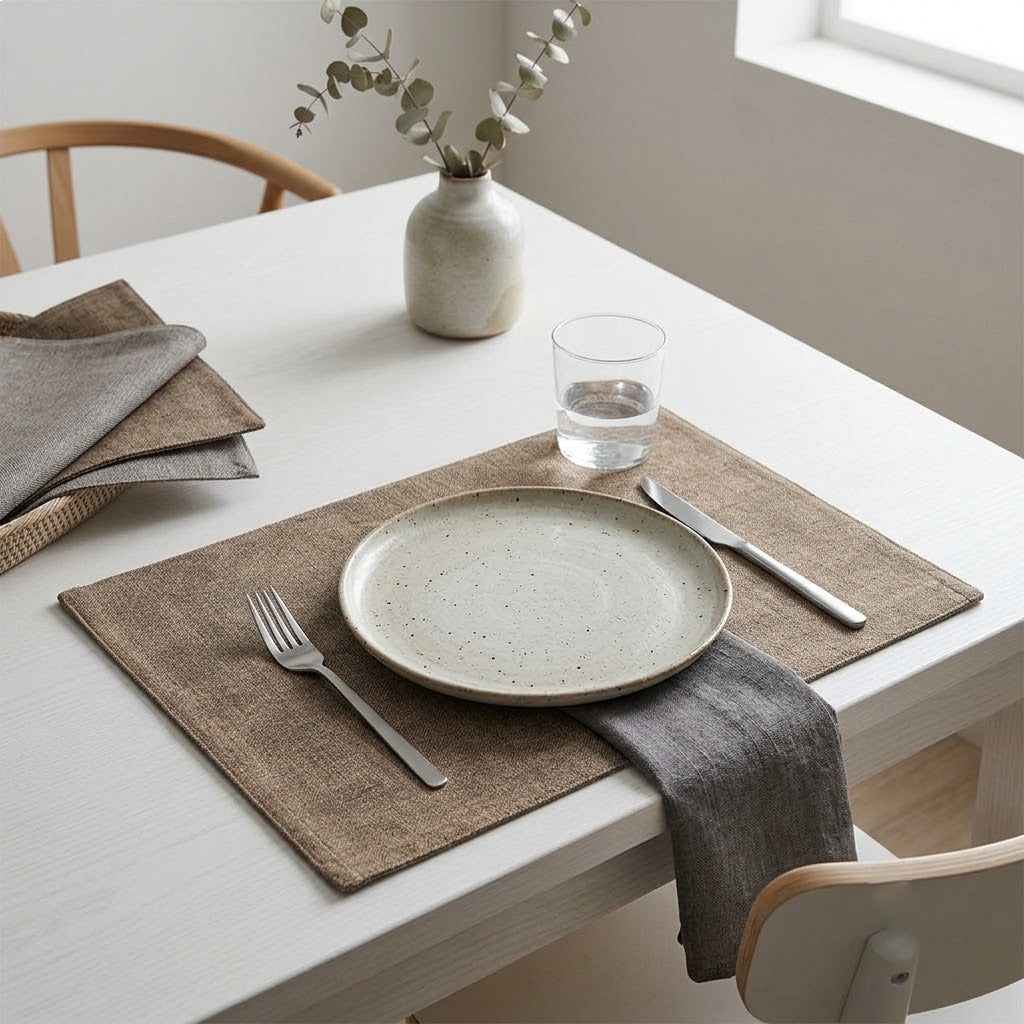 Double-Sided Fabric-Texture Placemat