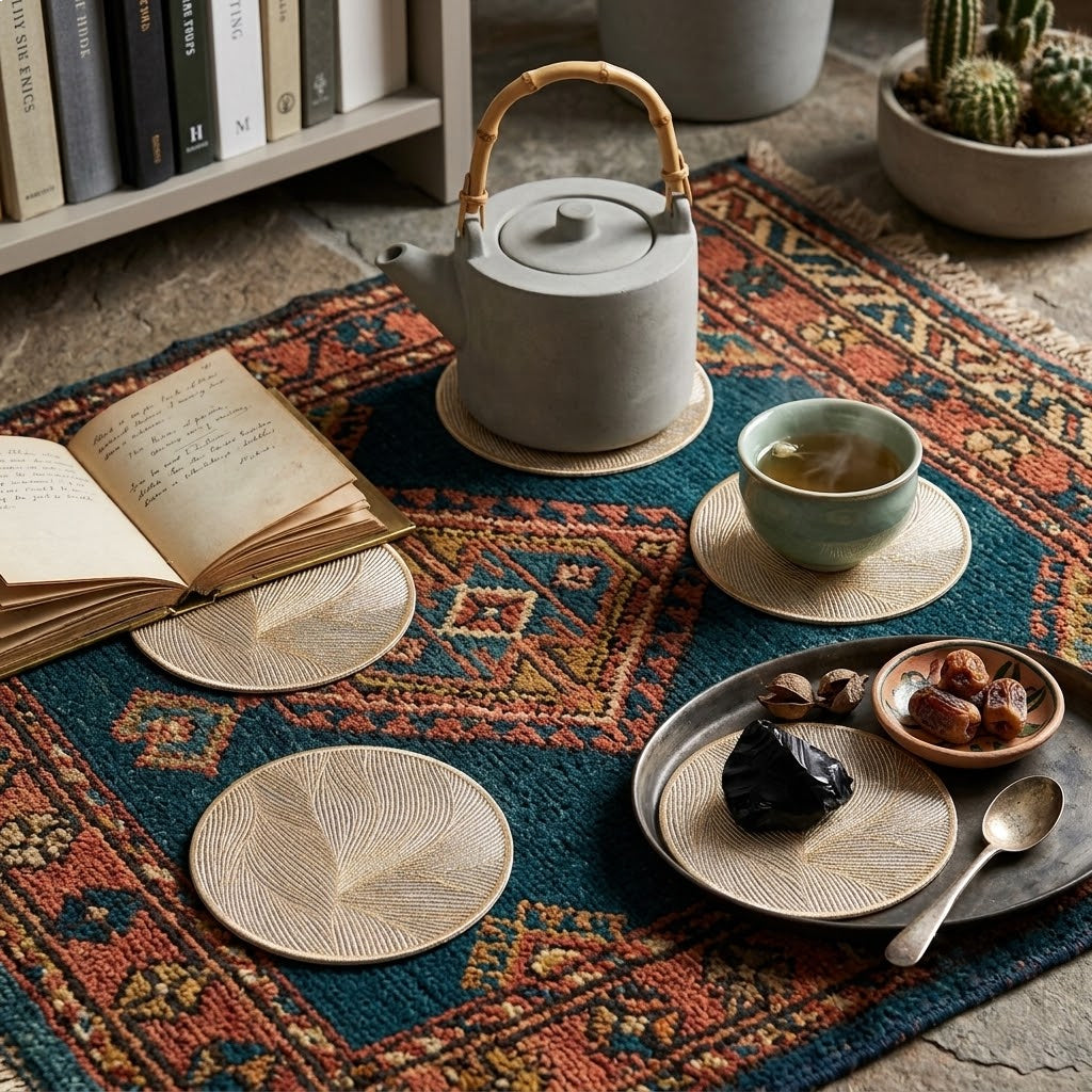 Nordic Premium Floral Coaster